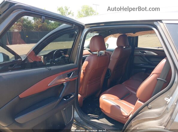 JM3TCBEY6G0115900 2016 MAZDA CX-9 Gray VIN კოდის სტიკერის ხედი