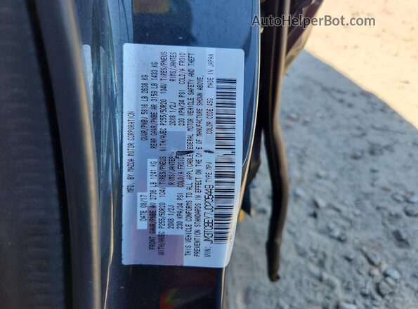 JM3TCBEY7J0205449 2018 MAZDA CX-9 Gray Вид наклейки з VIN-кодом