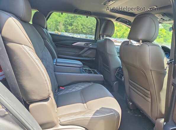 JM3TCBEY7P0634681 2023 MAZDA CX-9 Gray Vista de los asientos traseros