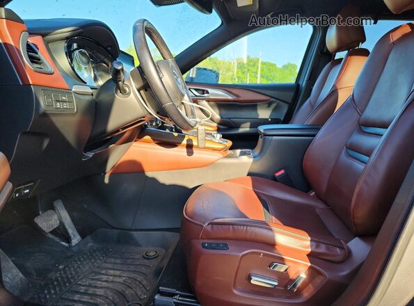 JM3TCBEY8J0212605 2018 MAZDA CX-9 Gray წინა სალონის ხედი