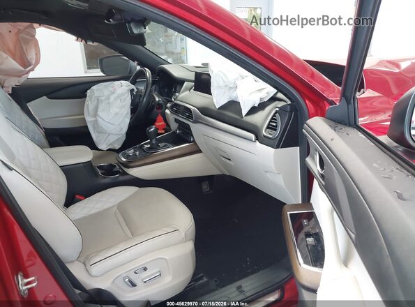 JM3TCBEY9M0523187 2021 MAZDA CX-9 Maroon Vista interior delantera