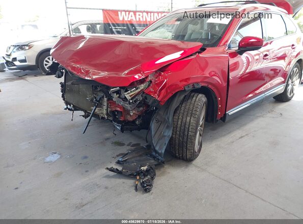 JM3TCBEY9M0523187 2021 MAZDA CX-9 Maroon Vista frontal