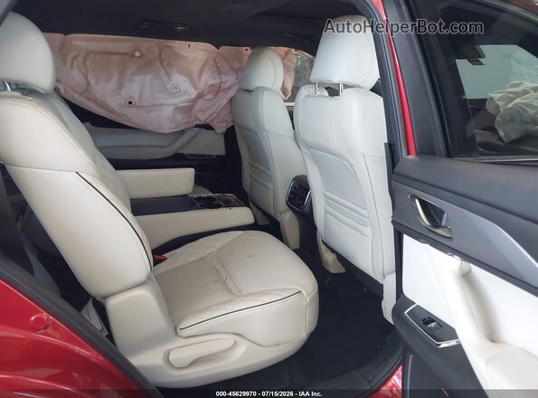 JM3TCBEY9M0523187 2021 MAZDA CX-9 Maroon Vista de la etiqueta del VIN