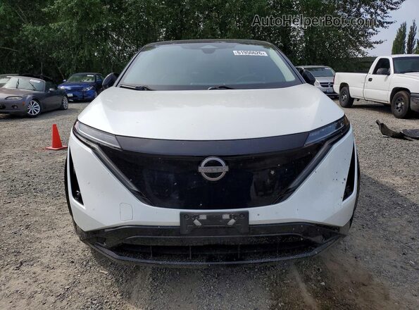 JN1AF0BA0PM407105 2023 NISSAN ARIYA White Вид спереду