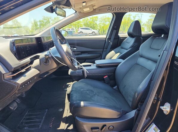 JN1AF0BA0PM407797 2023 NISSAN ARIYA Black Front interior view