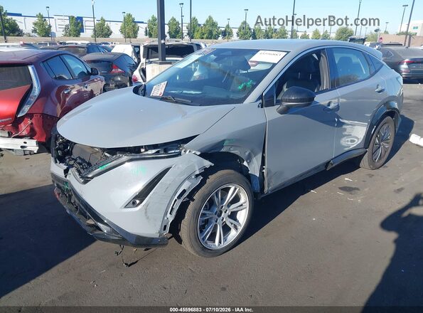 JN1AF0BA1RM435594 2024 NISSAN ARIYA Gray Vista tres cuartos delantera izquierda