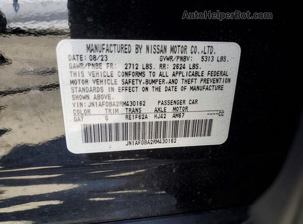 JN1AF0BA2RM430162 2024 NISSAN ARIYA Black 360 interior view