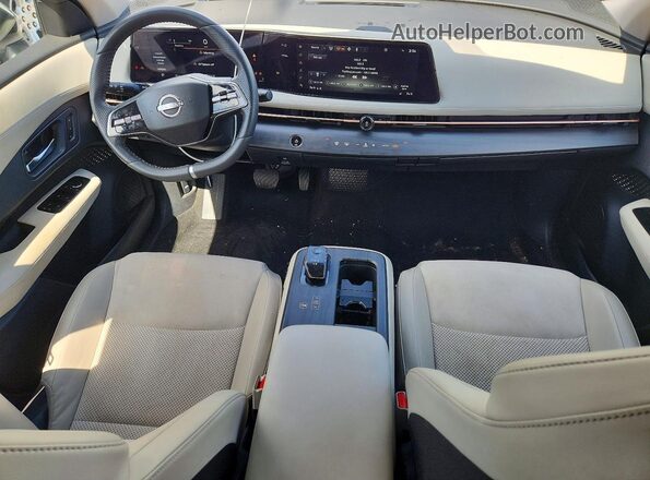 JN1AF0BA4RM431071 2024 NISSAN ARIYA White Առջևի վահանակի տեսք