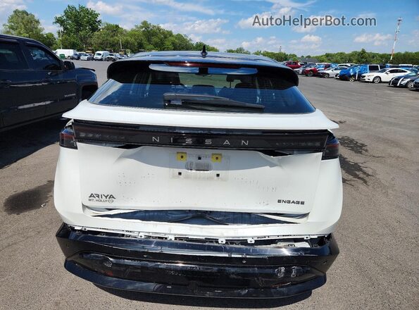 JN1AF0BA4RM431071 2024 NISSAN ARIYA White Հետևի տեսք