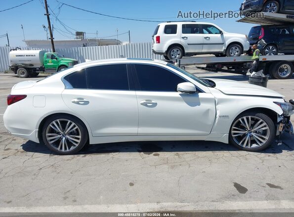 JN1AV7AP2JM160033 2018 INFINITI Q50 HYBRID White სალონის 360-გრადუსიანი ხედი