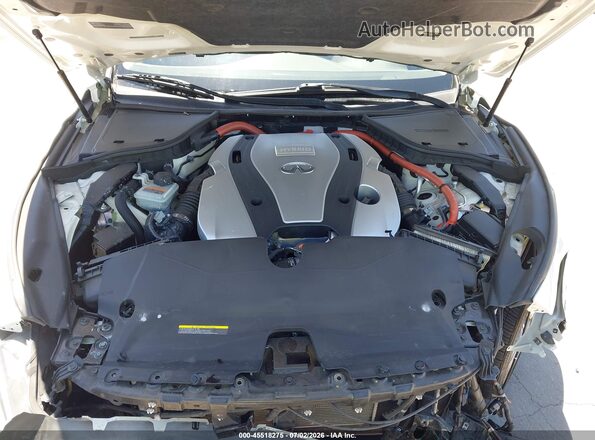 JN1AV7AP2JM160033 2018 INFINITI Q50 HYBRID White უკანა ხედი