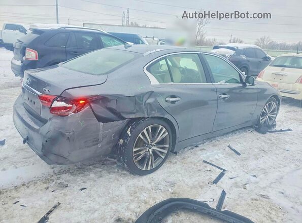 JN1AV7AR4JM540041 2018 INFINITI Q50 Gray Задня права чверть