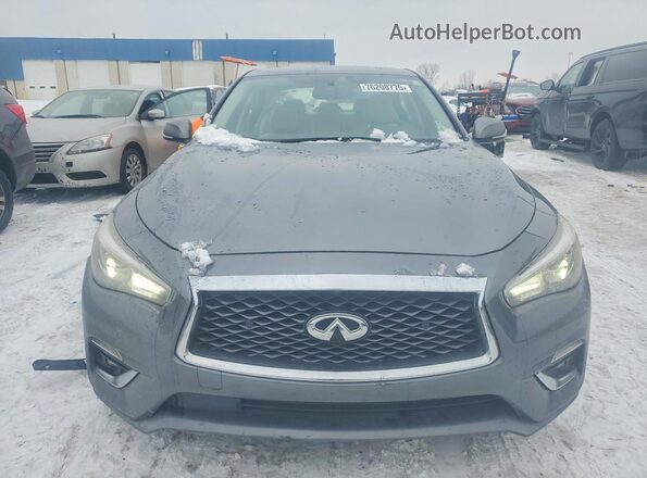 JN1AV7AR4JM540041 2018 INFINITI Q50 Gray Вид спереду