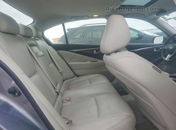 JN1AV7AR4JM540041 2018 INFINITI Q50 Gray Вид задніх сидінь