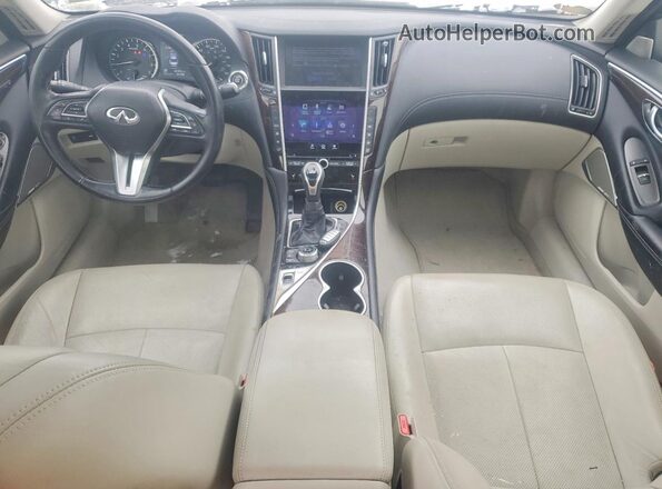 JN1AV7AR4JM540041 2018 INFINITI Q50 Gray Вид панелі приладів