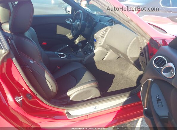 JN1AZ4EH1JM571056 2018 NISSAN 370Z Red Vista interior delantera