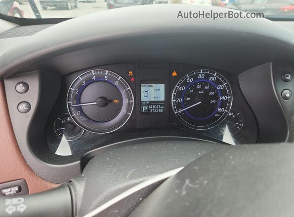 JN1BJ0RP4HM389903 2017 INFINITI QX50 White Instrument cluster view