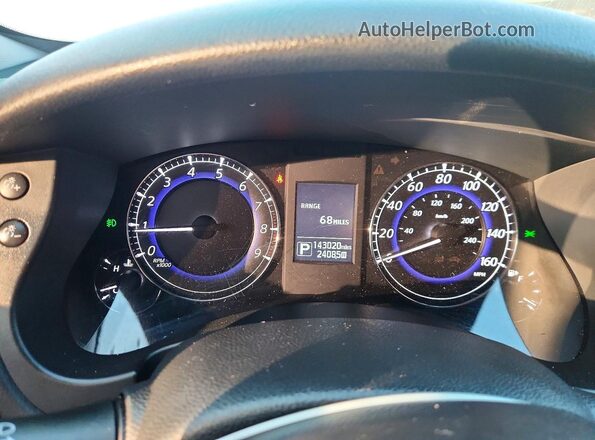 JN1BJ0RP5HM385097 2017 INFINITI QX50 Black Вид щитка приладів