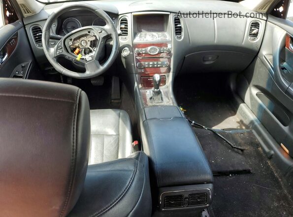 JN1BJ0RP5HM389151 2017 INFINITI QX50 Maroon Dashboard view