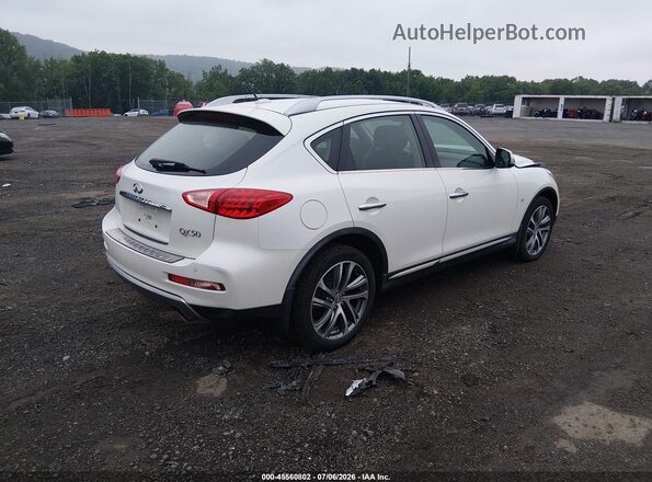 JN1BJ0RR0HM411378 2017 INFINITI QX50 White უკანა მარჯვენა