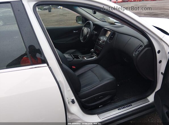 JN1BJ0RR0HM411378 2017 INFINITI QX50 White წინა სალონის ხედი