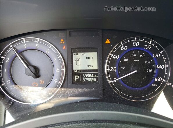 JN1BJ0RR1HM417299 2017 INFINITI QX50 Gray Vista del cuadro de instrumentos
