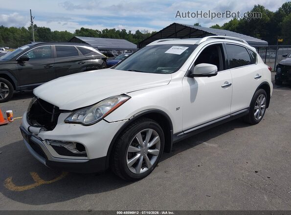 JN1BJ0RR5HM410081 2017 INFINITI QX50 White Vista tres cuartos delantera izquierda