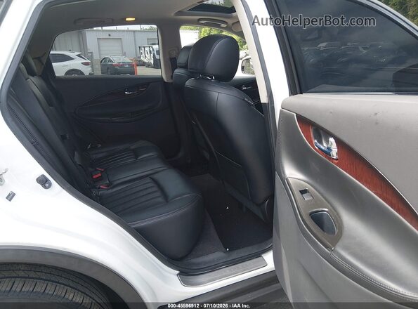 JN1BJ0RR5HM410081 2017 INFINITI QX50 White Vista de la etiqueta del VIN