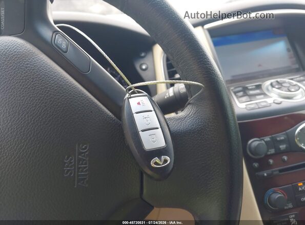 JN1BJ0RR7HM415282 2017 INFINITI QX50 Black Dashboard view