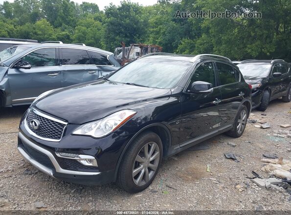 JN1BJ0RR7HM415282 2017 INFINITI QX50 Black Front view