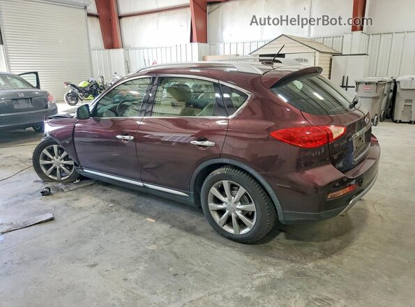 JN1BJ0RR8HM402685 2017 INFINITI QX50 Maroon უკანა მარცხენა