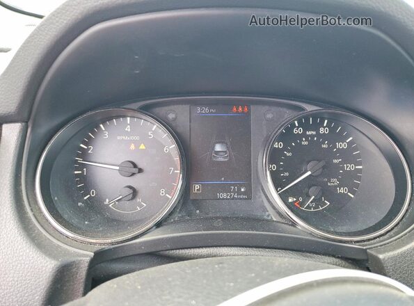 JN1BJ1AV1MW567796 2021 NISSAN ROGUE Silver Instrument cluster view