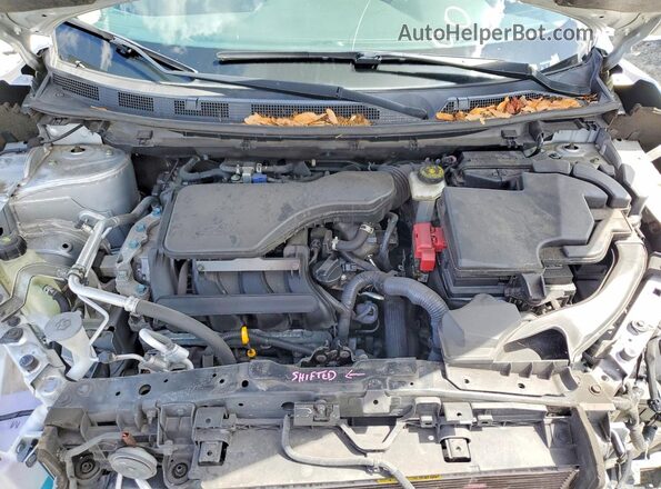 JN1BJ1AV1MW567796 2021 NISSAN ROGUE Silver Engine compartment view
