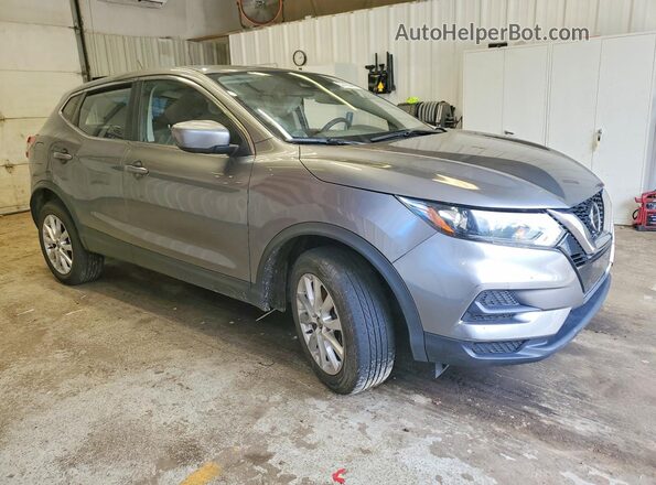 JN1BJ1AV1NW580498 2022 NISSAN ROGUE Серый Передняя правая четверть