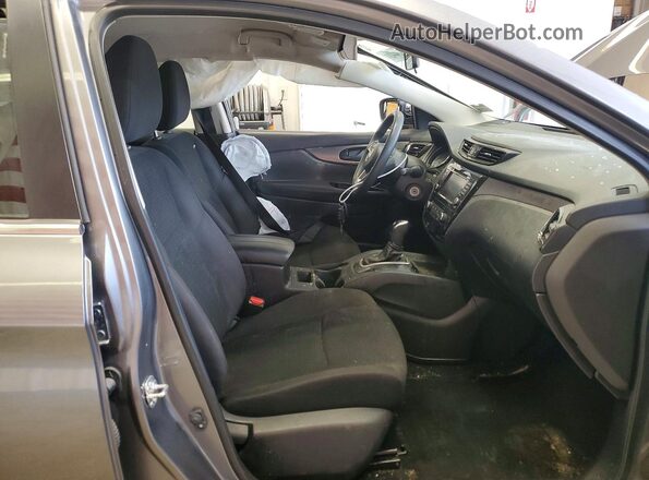JN1BJ1AV1NW580498 2022 NISSAN ROGUE Серый Вид салона спереди