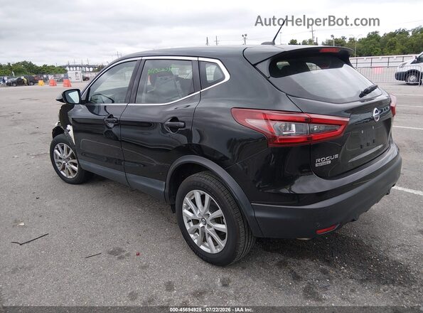 JN1BJ1AV2MW301963 2021 NISSAN ROGUE Black Trasero izquierdo