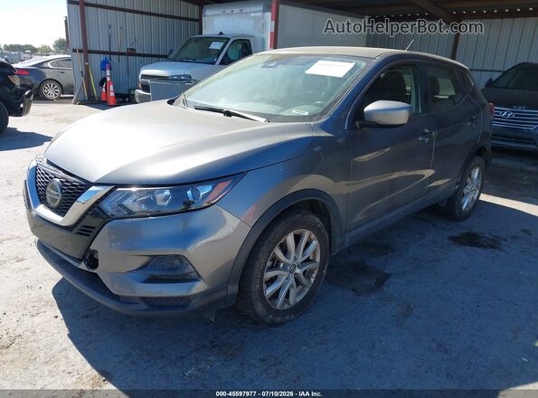 JN1BJ1AV5MW564142 2021 NISSAN ROGUE Серый Передняя левая четверть