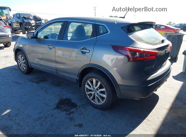 JN1BJ1AV5MW564142 2021 NISSAN ROGUE Серый Задняя левая четверть