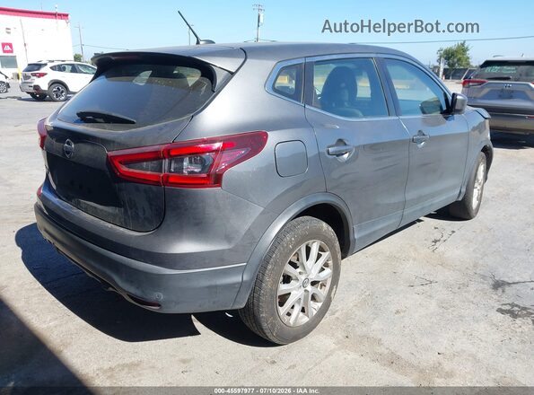 JN1BJ1AV5MW564142 2021 NISSAN ROGUE Серый Задняя правая четверть