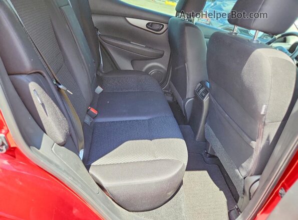 JN1BJ1AV6NW345059 2022 NISSAN ROGUE Burgundy Вид задньої частини салону