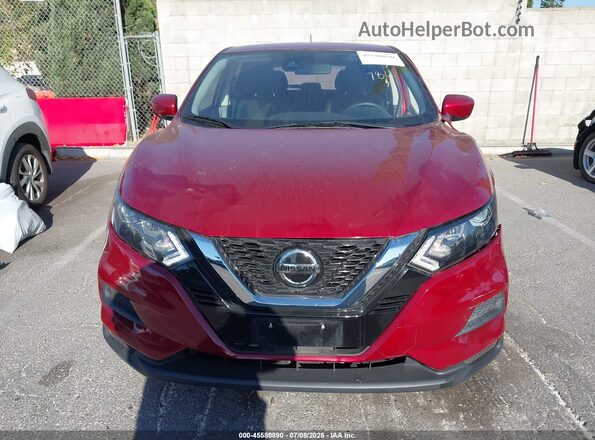 JN1BJ1AV7MW311811 2021 NISSAN ROGUE Red უკანა სალონის ხედი