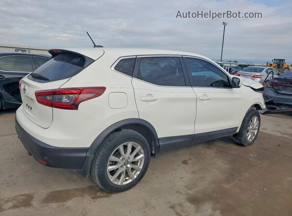 JN1BJ1AV7MW320556 2021 NISSAN ROGUE White Հետևի աջ