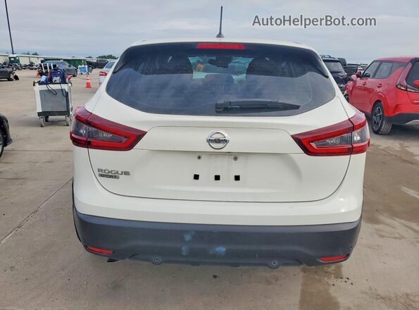 JN1BJ1AV7MW320556 2021 NISSAN ROGUE White Հետևի տեսք