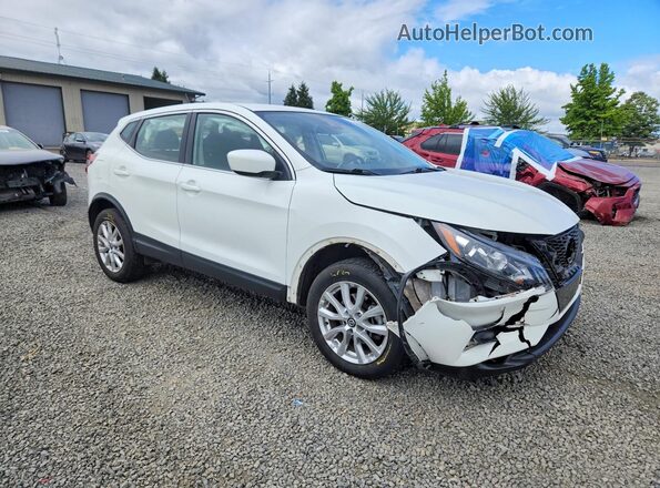 JN1BJ1AV8MW307959 2021 NISSAN ROGUE White Delantero derecho