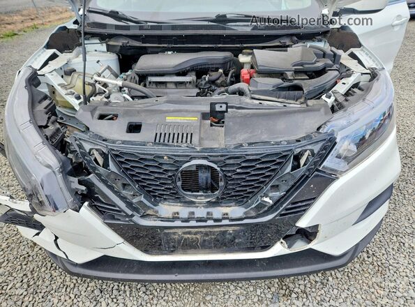JN1BJ1AV8MW307959 2021 NISSAN ROGUE White Vista del compartimento del motor