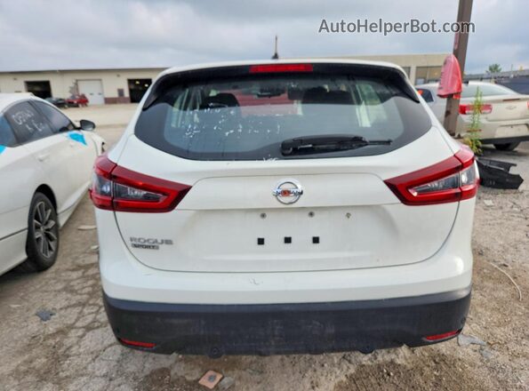 JN1BJ1AVXMW300981 2021 NISSAN ROGUE White Հետևի տեսք
