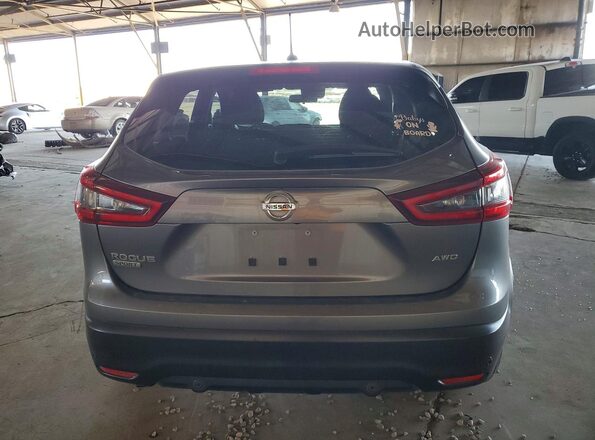 JN1BJ1AW1NW481107 2022 NISSAN ROGUE Gray უკანა ხედი