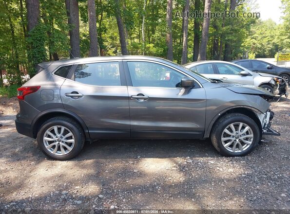 JN1BJ1AW3NW470187 2022 NISSAN ROGUE Серый Вид задней части салона