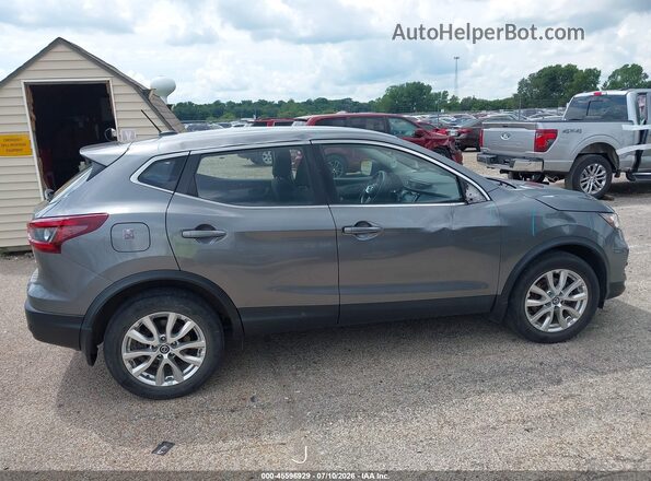 JN1BJ1AW5MW672544 2021 NISSAN ROGUE Gray Widok wnętrza z tyłu