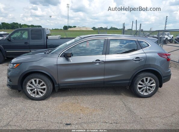 JN1BJ1AW5MW672544 2021 NISSAN ROGUE Gray Widok wnętrza 360 stopni
